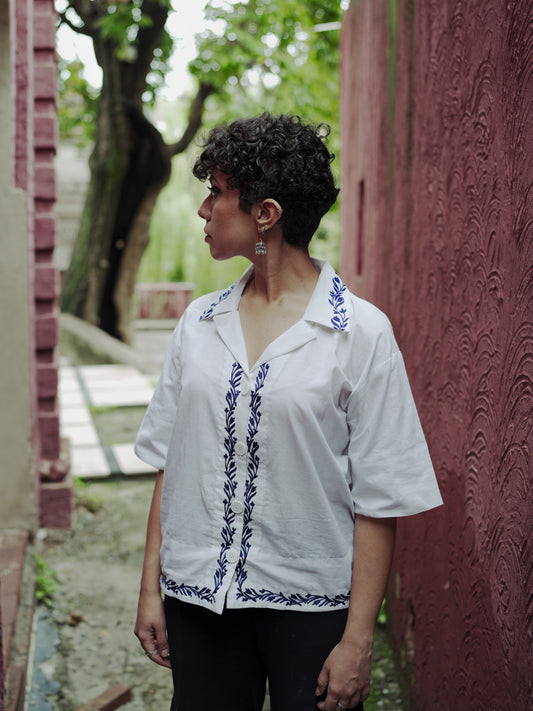 White Button Down Shirt.