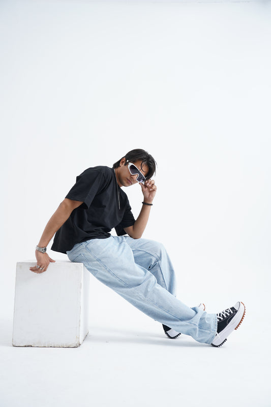 Denim Baggy Blue Pants - Walaiti Official